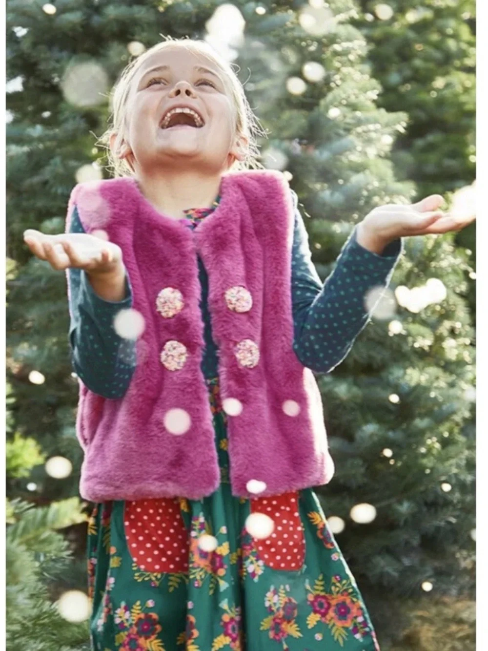 Matilda Jane Girl's size 6 Good to Faux Reversible Vest 2019 Fall/Winter